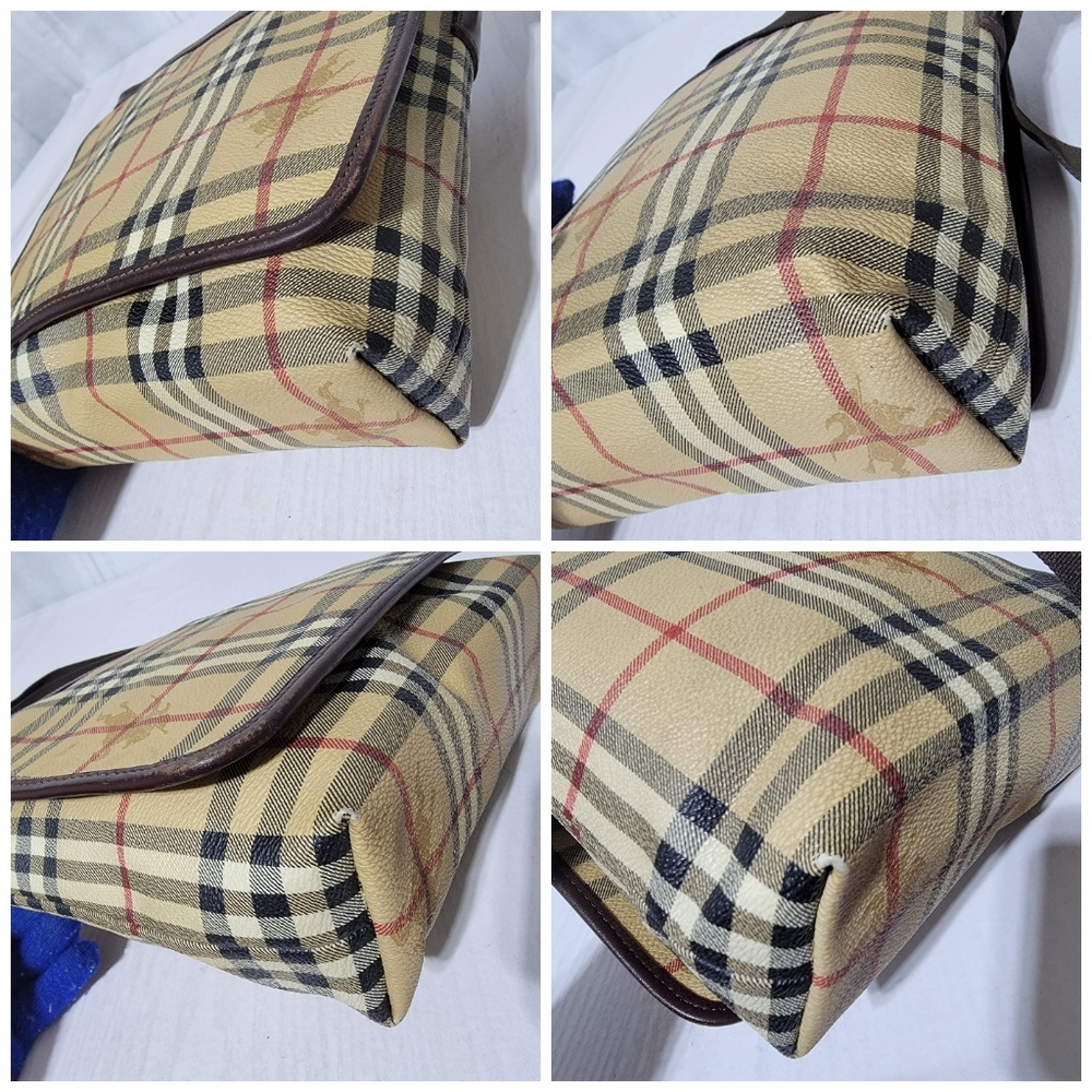 Burberry Haymarket Check Flap Crossbody Bag - Picture 14 of 14